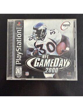 Sony Playstation 1 PS1 NFL GameDay 2000 With Manual ( READ )
